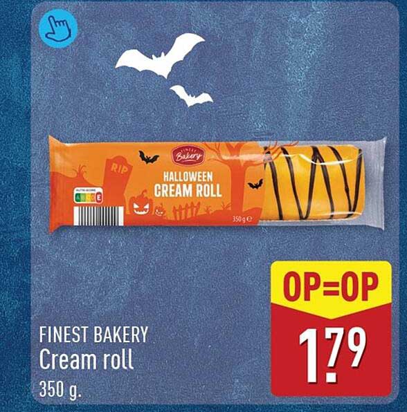FINEST BAKERY Cream roll 350 g. OP=OP