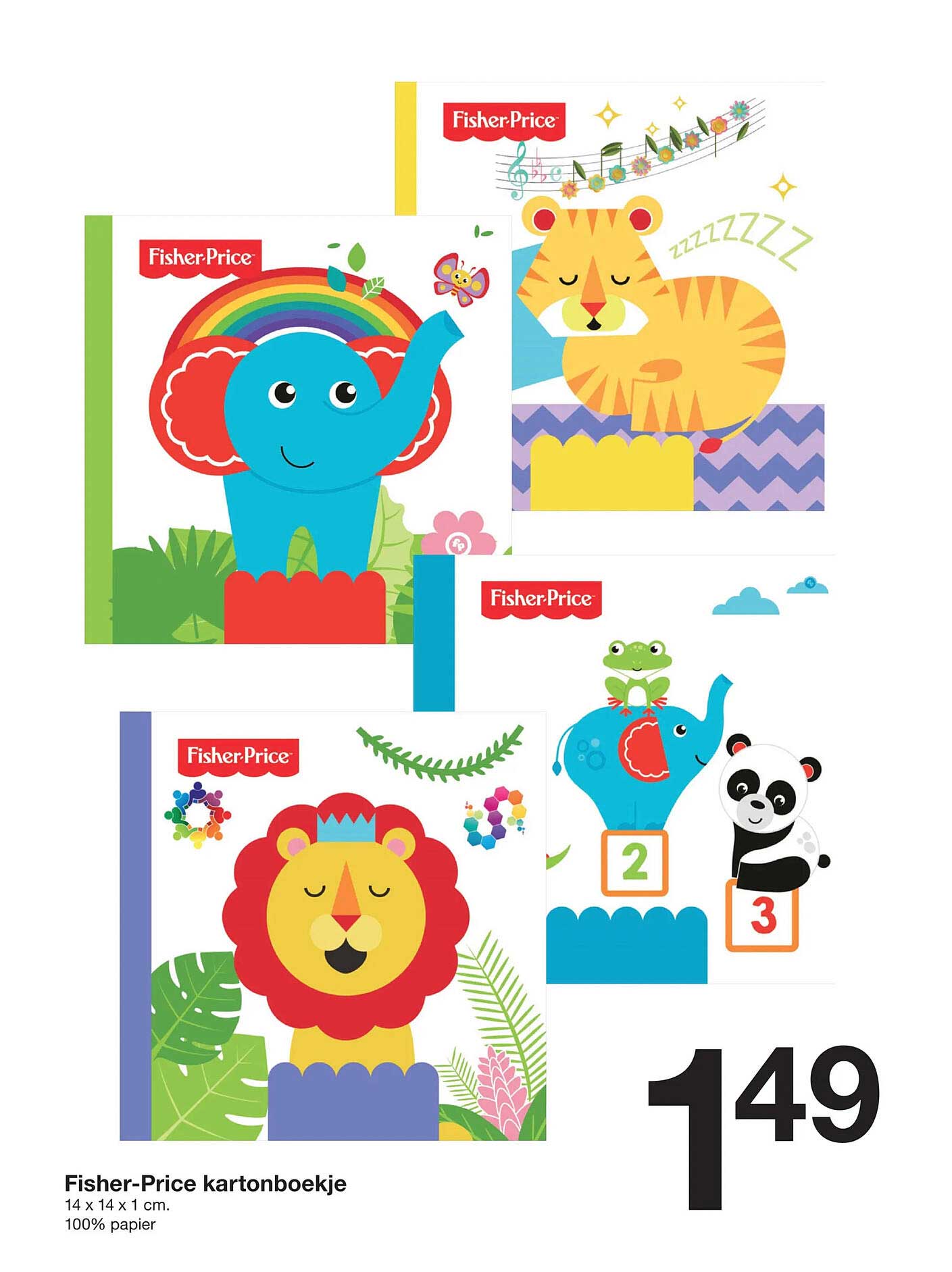 Fisher-Price kartonboekje
