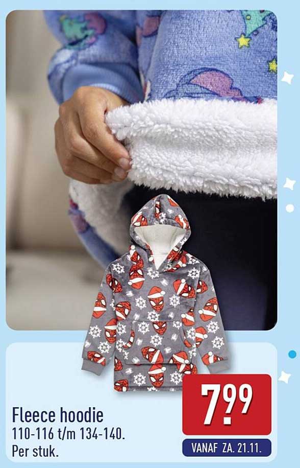 Fleece hoodie
