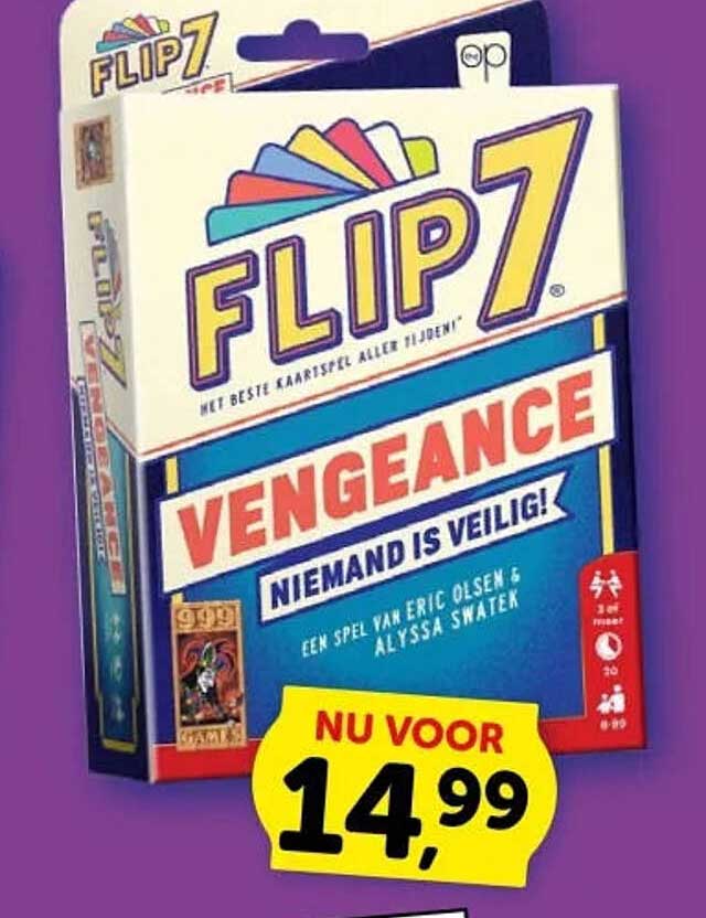 FLIP 7 Vengeance Niemand is veilig!