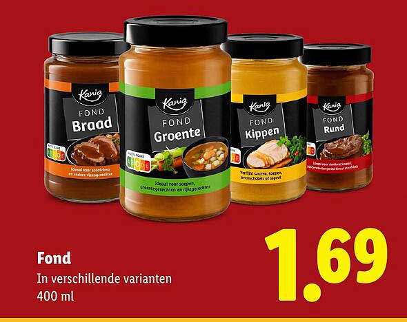 Fond In verschillende varianten 400 ml