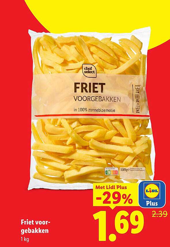 Friet voorgebakken -29%