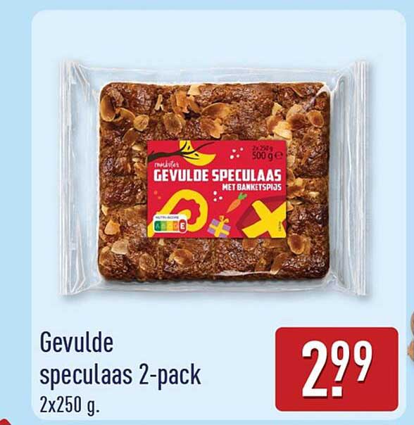 Gevulde speculaas 2-pack 2x250 g.