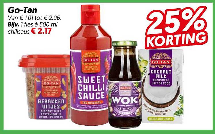 Go-Tan 25% KORTING