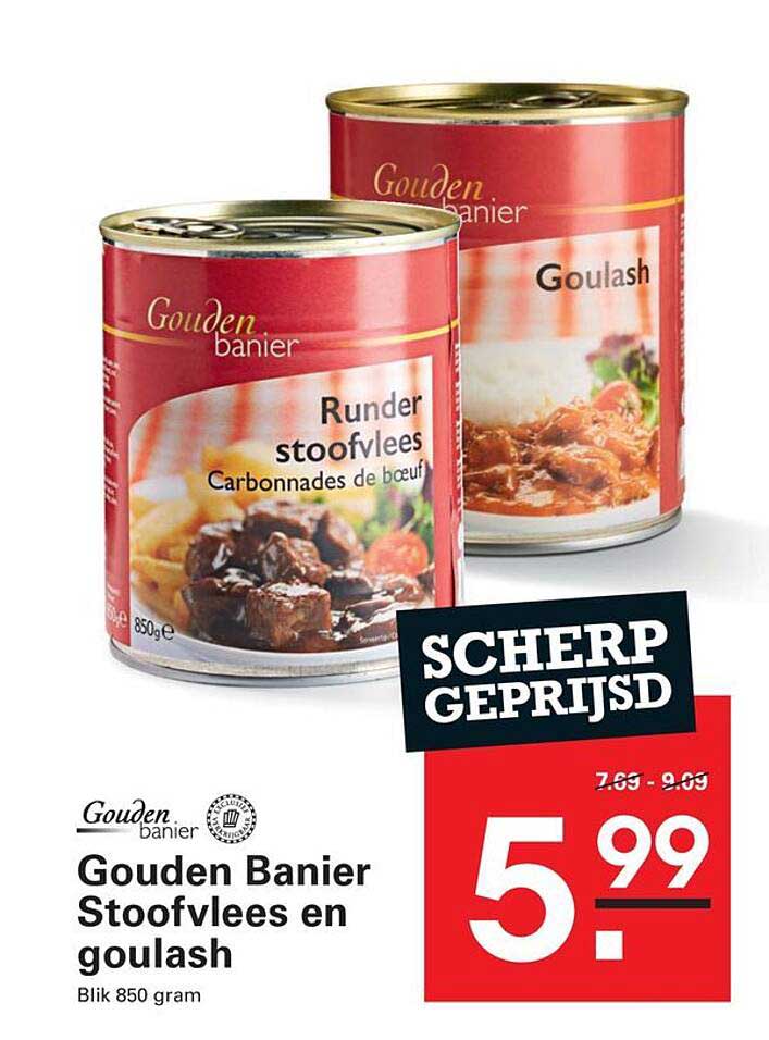 Gouden Banier Stoofvlees en goulash