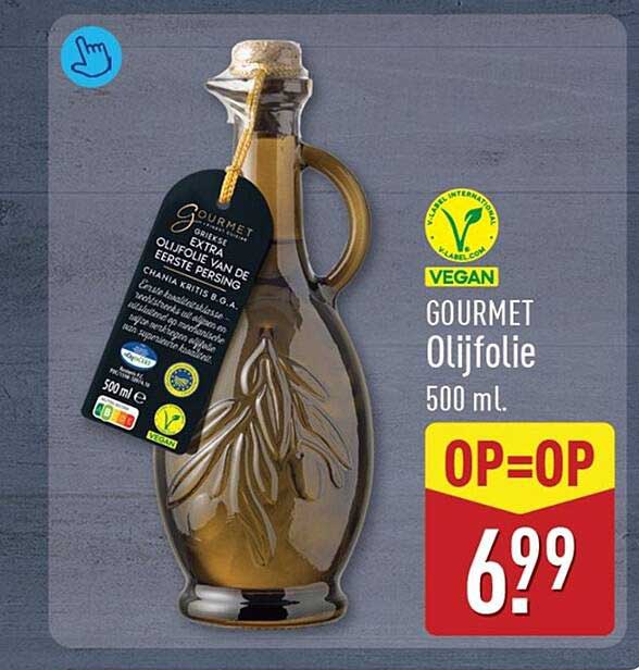 GOURMET Olijfolie 500 ml. OP=OP
