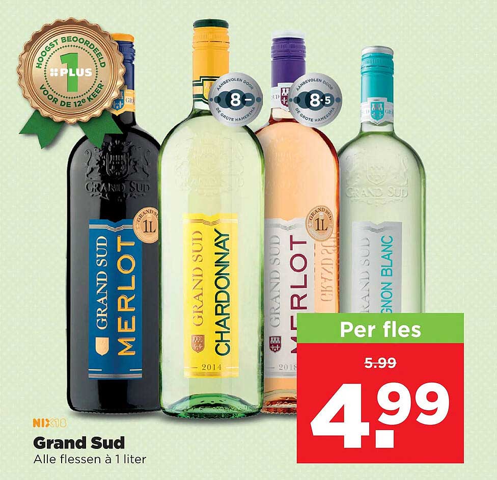 Grand Sud Alle flessen à 1 liter