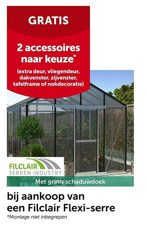 GRATIS 2 accessoires naar keuze*