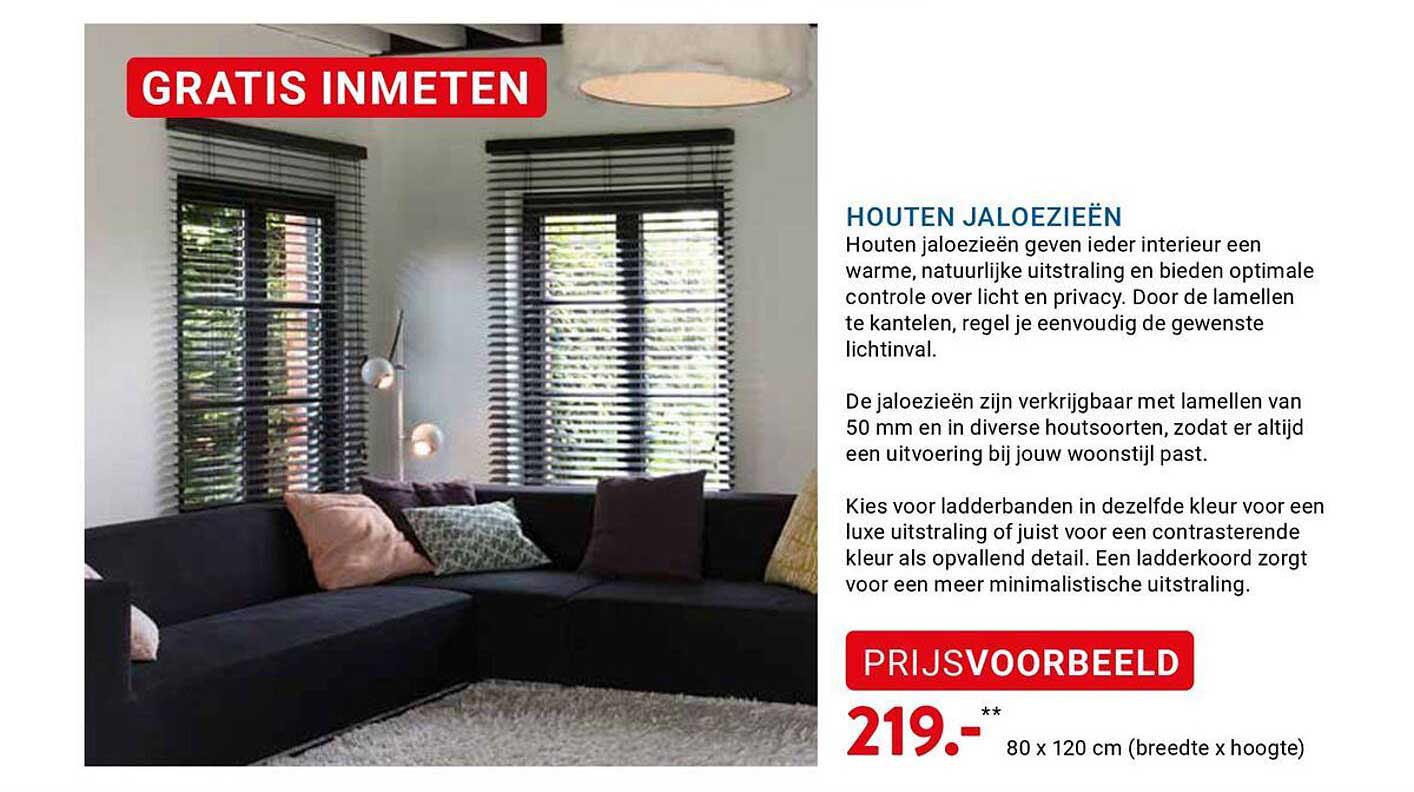 GRATIS INMETEN HOUTEN JALOEZIEËN