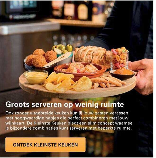 Groot(s) serveren op weinig ruimte