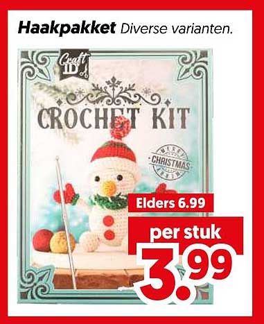 Haakpakket Diverse varianten.