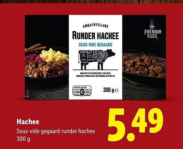 Hachee Sous-vide gegaard runder hachee 300 g
