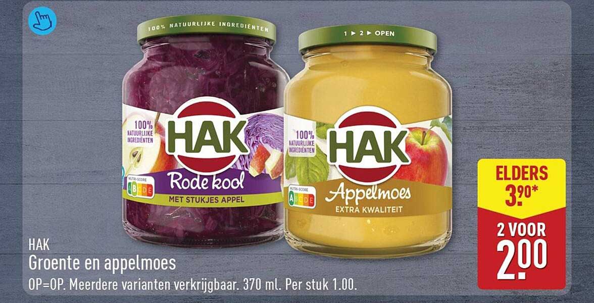 HAK Groente en appelmoes