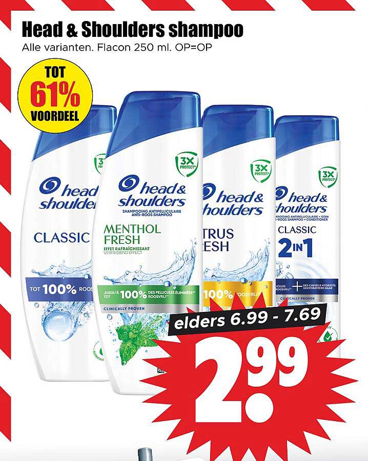 Head & Shoulders shampoo