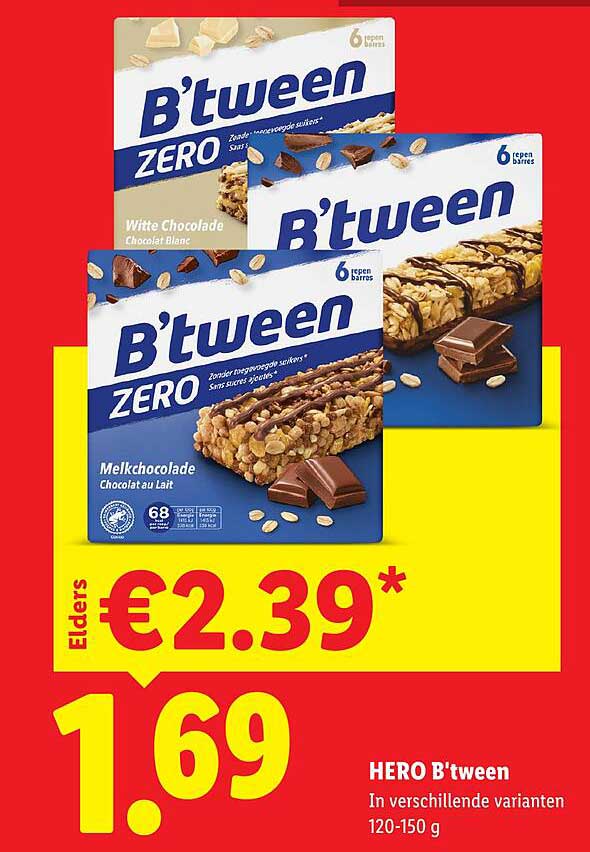 HERO B’tween In verschillende varianten 120-150 g