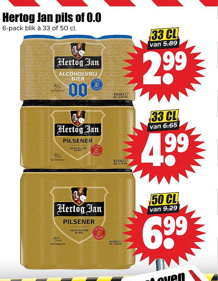 Hertog Jan pils of 0.0