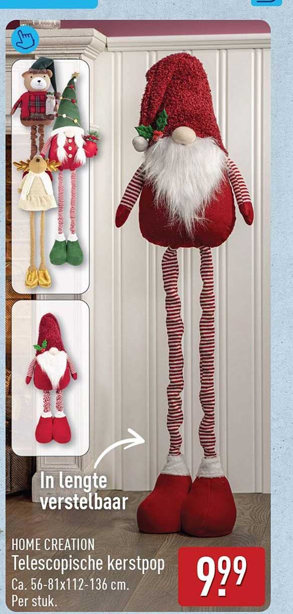 HOME CREATION Telescopische kerstpop