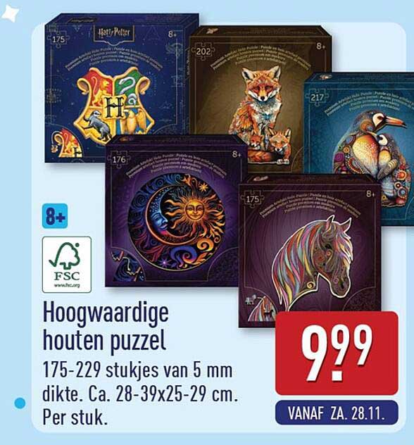 Hoogwaardige houten puzzel