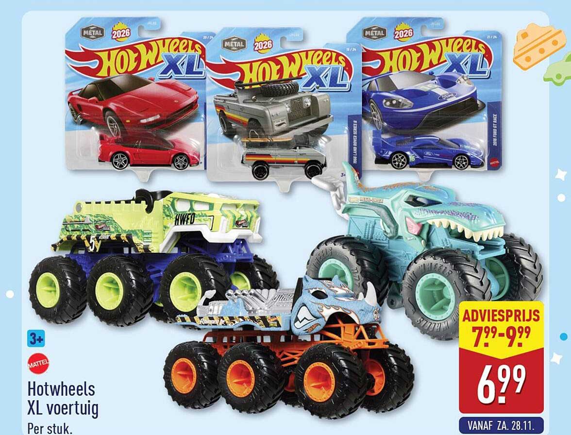 Hotwheels XL voertuig