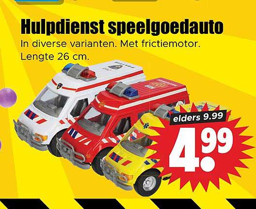 Hulpdienst speelgoedauto