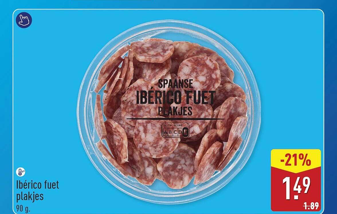Ibérico fuet plakjes