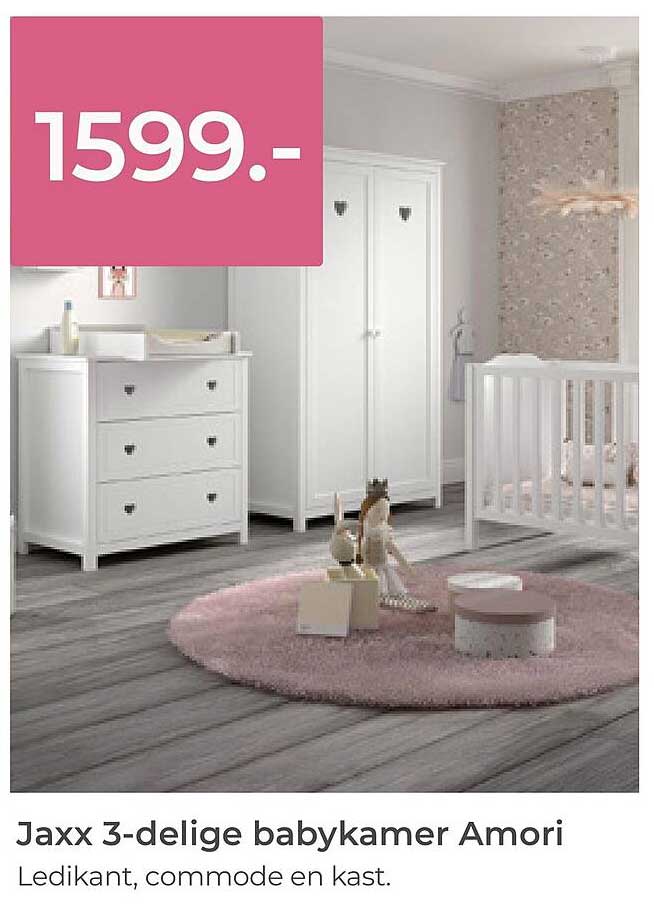 Jaxx 3-delige babykamer Amori