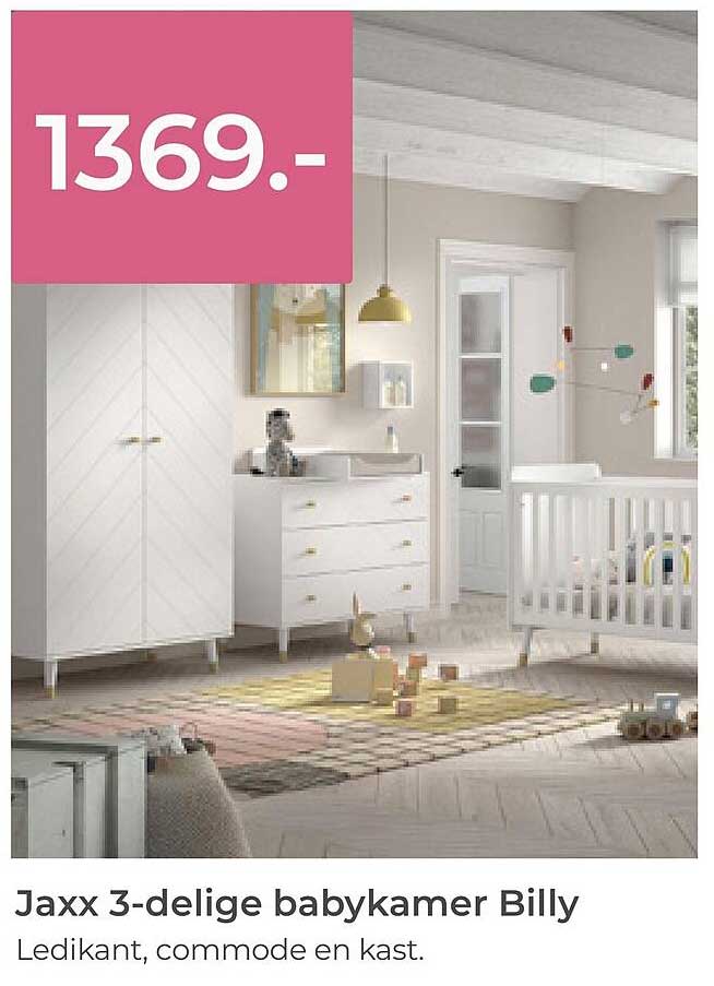 Jaxx 3-delige babykamer Billy