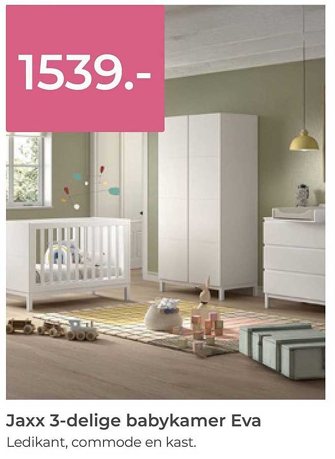 Jaxx 3-delige babykamer Eva