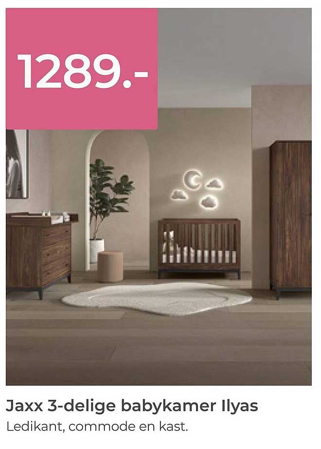 Jaxx 3-delige babykamer Ilyas