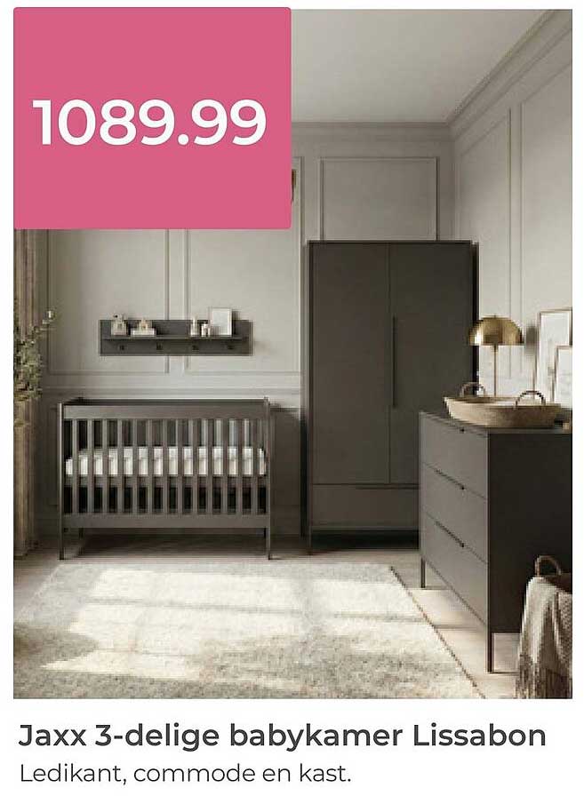 Jaxx 3-delige babykamer Lissabon