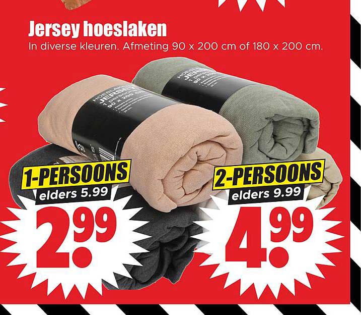 Jersey hoeslaken