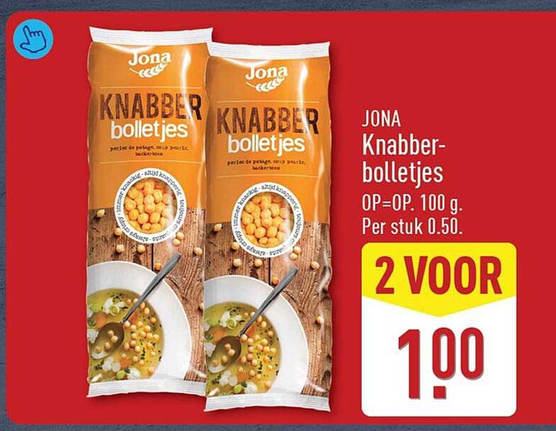 JONA Knabber-bolletjes 2 VOOR