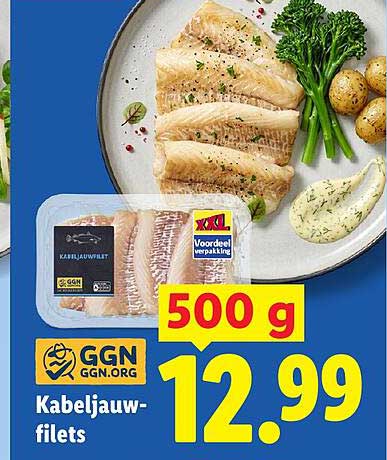 Kabeljauw-filets