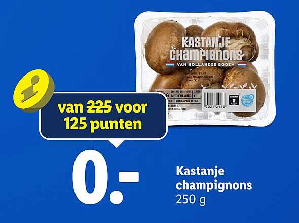Kastanje champignons 250 g