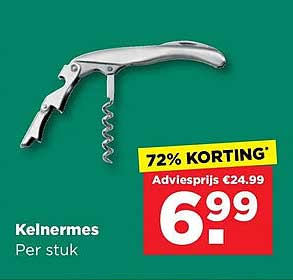 Kelnermes Per stuk