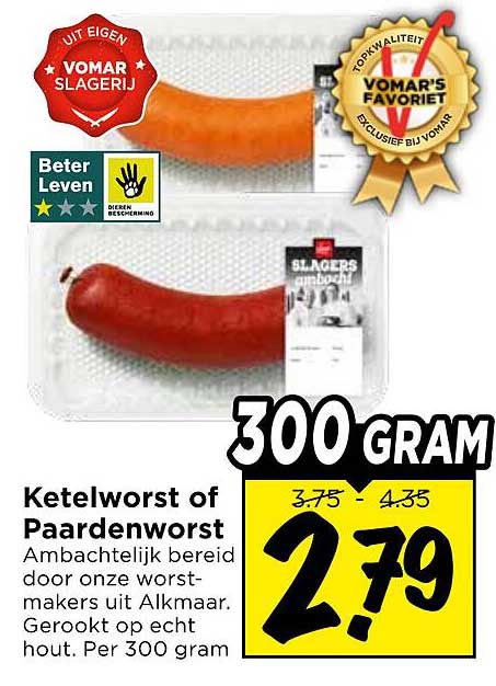Ketelworst of Paardenworst