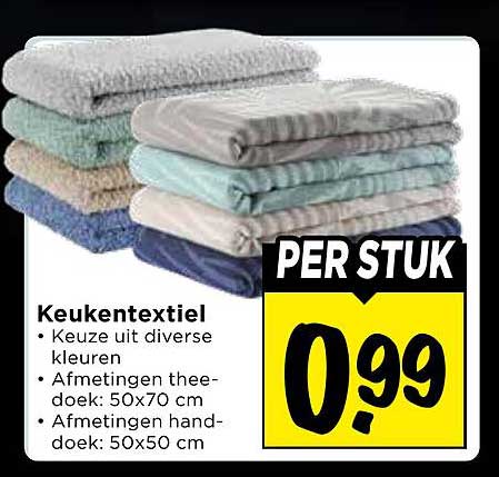 Keukentextiel PER STUK