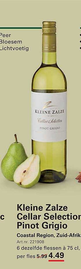 Kleine Zalze Cellar Selection Pinot Grigio