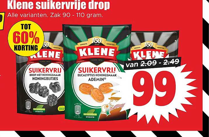 Klene suikervrije drop