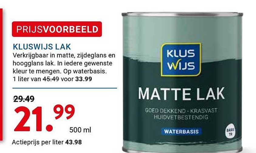 KlusWijs lak