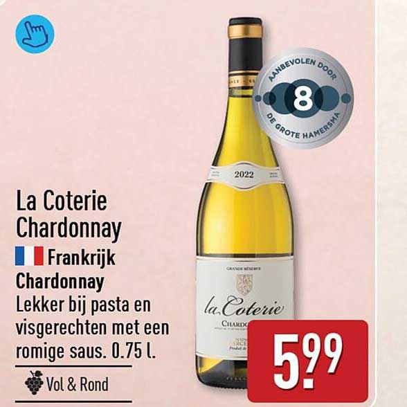 La Coterie Chardonnay Frankrijk Chardonnay