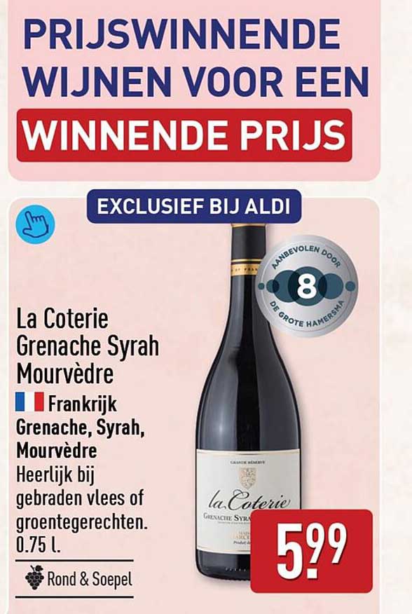 La Coterie Grenache Syrah Mourvèdre
