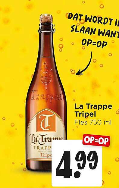 La Trappe Tripel Fles 750 ml OP=OP