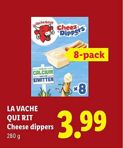 LA VACHE QUI RIT Cheeze dippers 8-pack