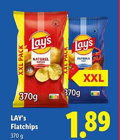 LAY's Flatchips 370 g