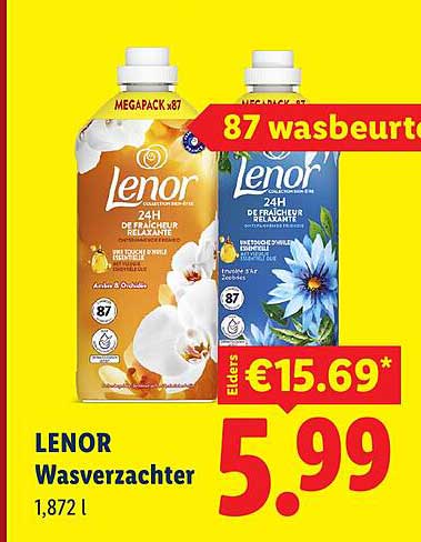 LENOR Wasverzachter 1,872 l 87 wasbeurten