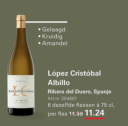 López Cristóbal Albillo Ribera del Duero, Spanje