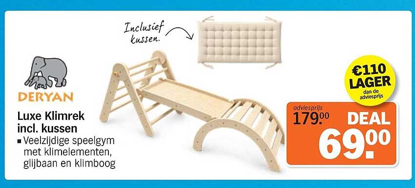 Luxe Klimrek incl. kussen