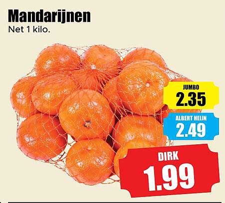 Mandarijnen Net 1 kilo.