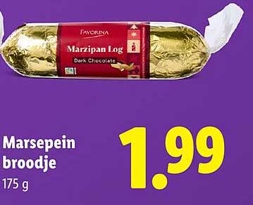 Marsepein broodje